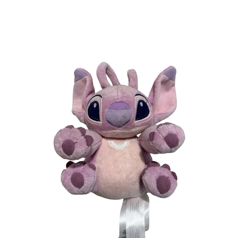 Disney Angel Pink Plush Lilo & Stitch Stuffed Animal Mini Approx 5"